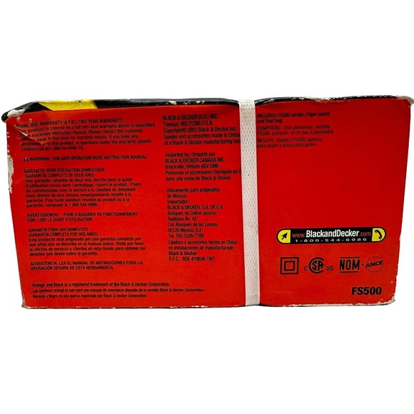 Black & Decker ¼‎ Sheet Finishing Sander FS500 - Picture 5 of 7
